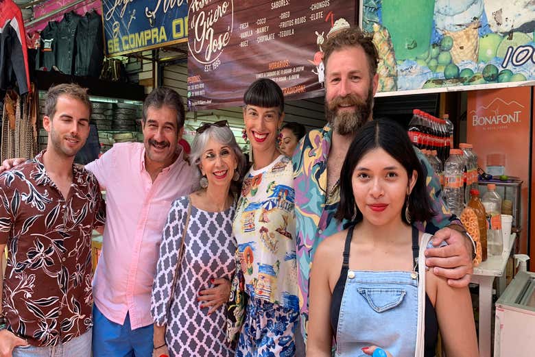 Provando os sabores do mercado