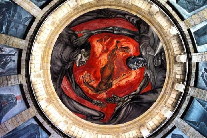 Peintures murales à l'Institut culturel Cabañas