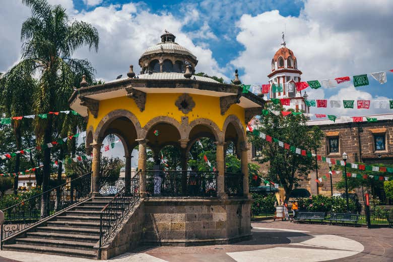 Disfrutando del tour por Tlaquepaque