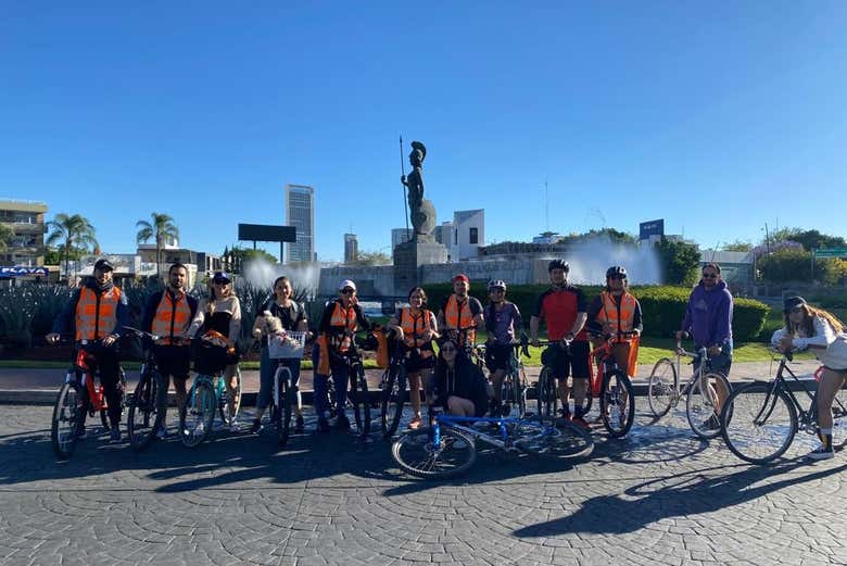 Pedalaremos pelo centro de Guadalajara