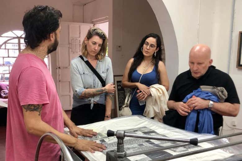 Vous admirerez des œuvres d'artistes locaux