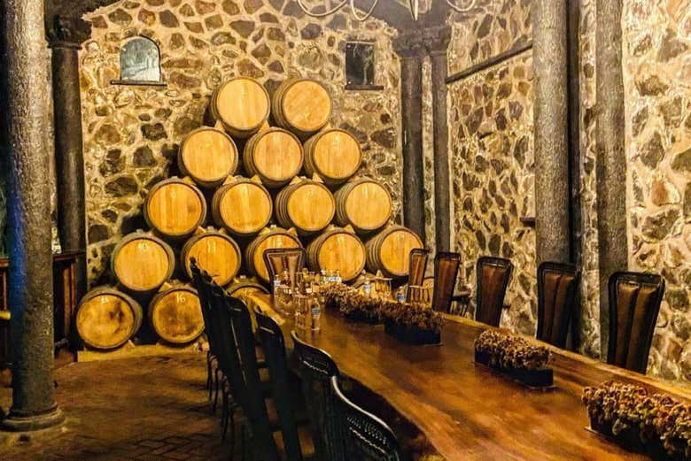 Todo listo para la degustación