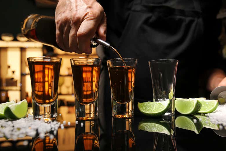 Vasos de tequila