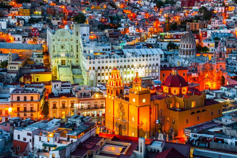 Guanajuato desde las alturas