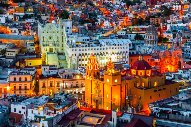 Guanajuato from above