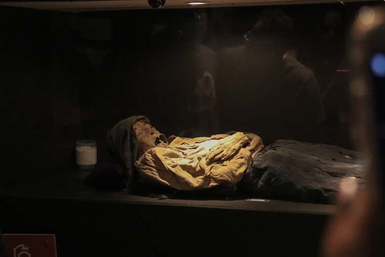 Recorriendo el museo de las Momias