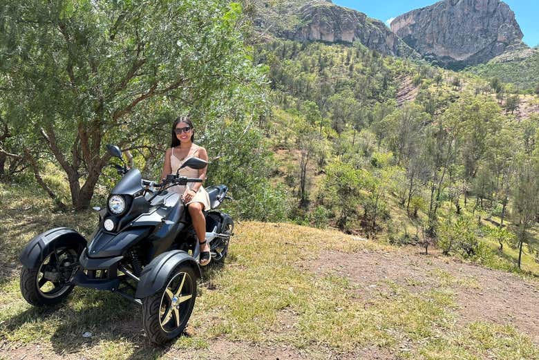 Pilotaremos los quads por escarpados parajes