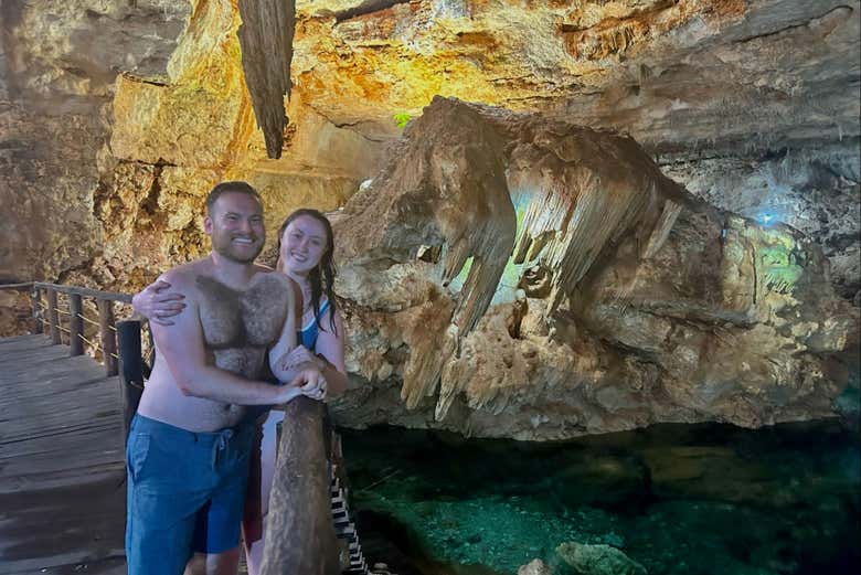 Visite du cénote Pueblo Fantasma