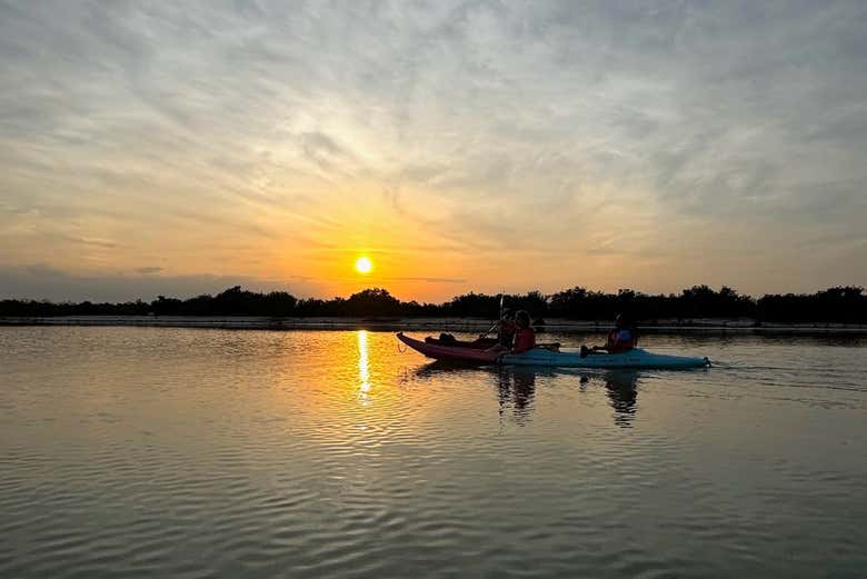 El recorrido al atardecer