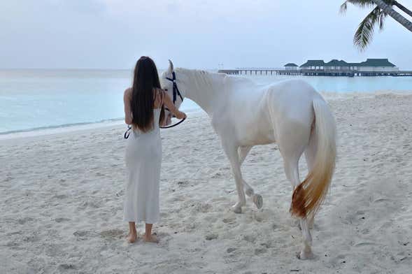 Balade à cheval à Holbox