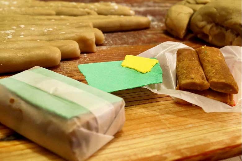 Elaborando muéganos
