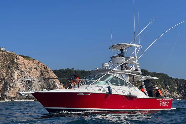 Yate en el que navegaremos