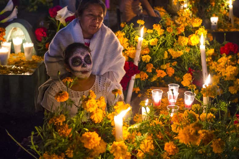 Disfrutando del Día de Muertos en Huatulco
