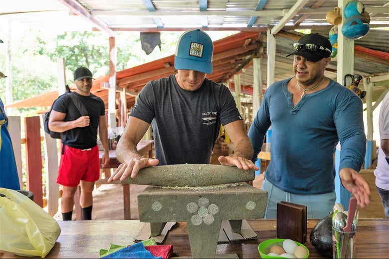 Preparando le tortillas