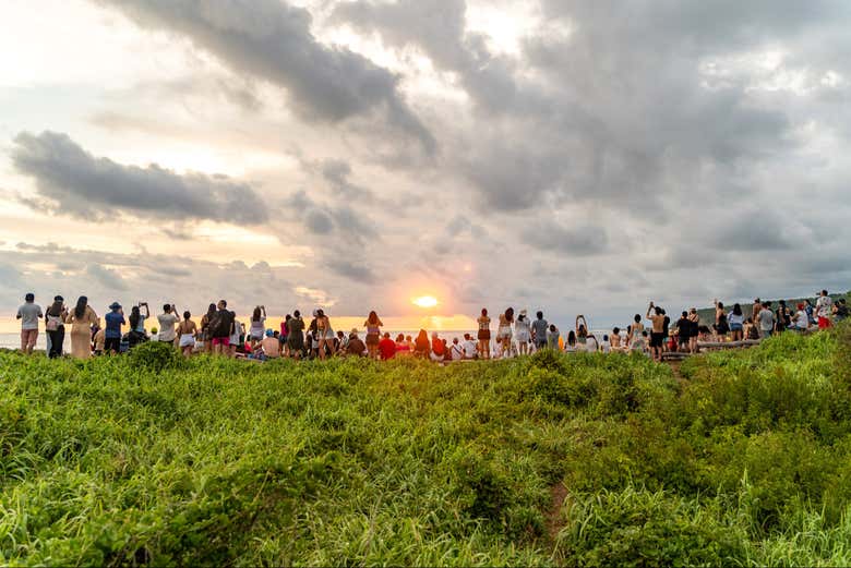 Disfrutaréis de una mágica puesta del sol