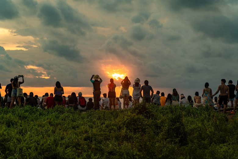 El atardecer os cautivará para siempre
