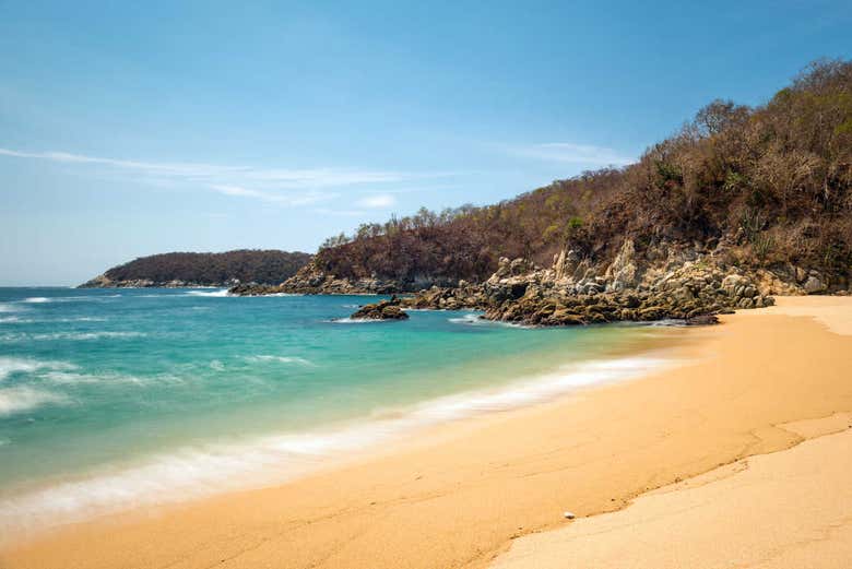 Playa paradisíaca de Huatulco