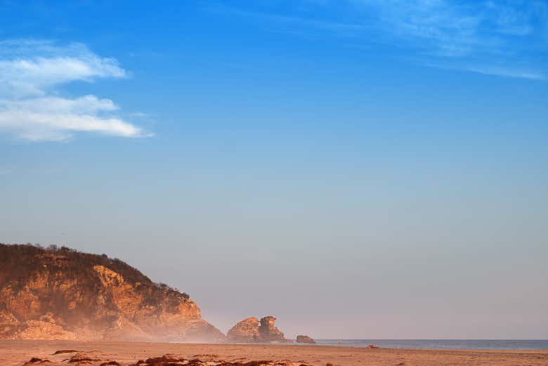 Playa La Ventanilla, en la región de Oaxaca