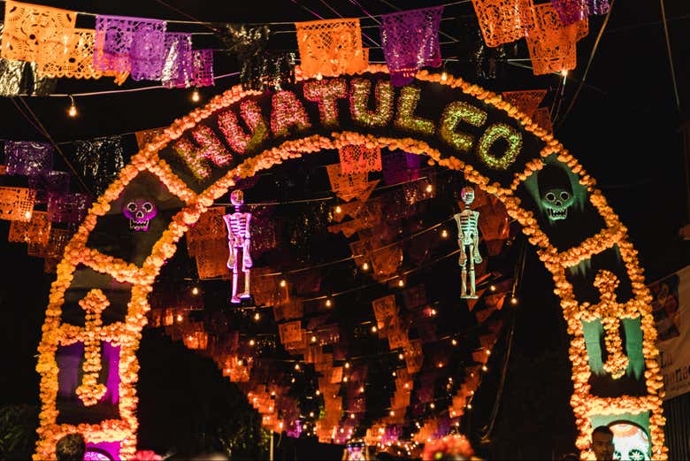 Entrada al panteón.
