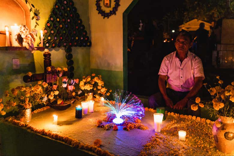 Compartiendo con sus muertos