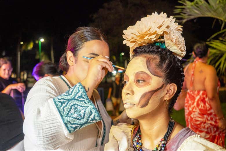El maquillaje de catrina