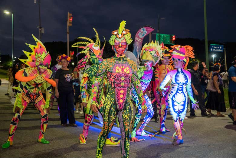 Grupo de bailarinas