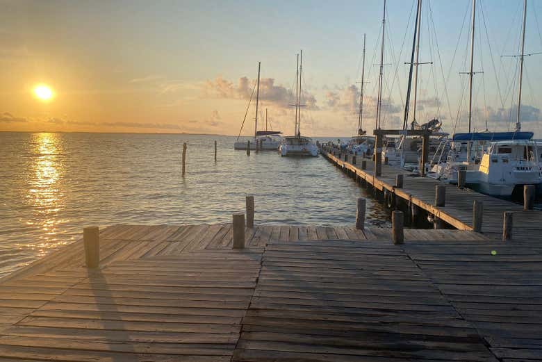 Paysage depuis la marina