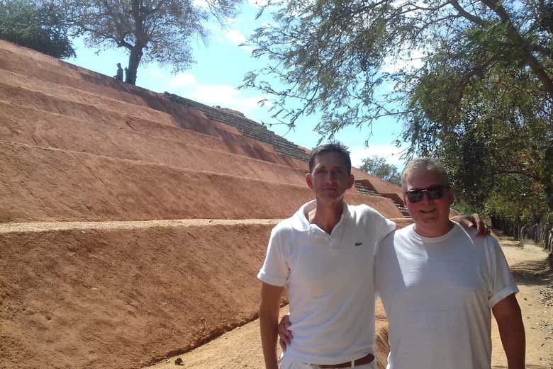 Disfrutando de los vestigios precolombinos