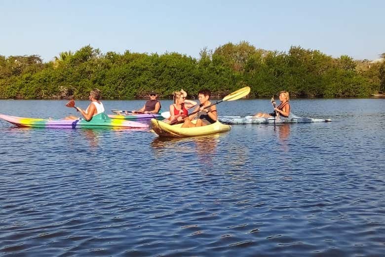 Kayaking in the Potosí Lagoon