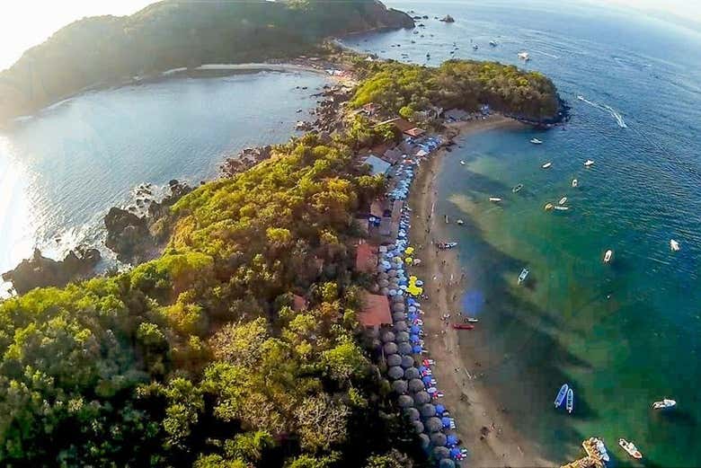 Panorámica de la isla