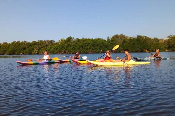 Kayak en la Laguna de Potosí + Paseo a caballo por playa Larga