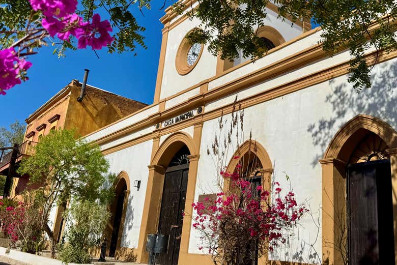 A fachada da Casa Municipal