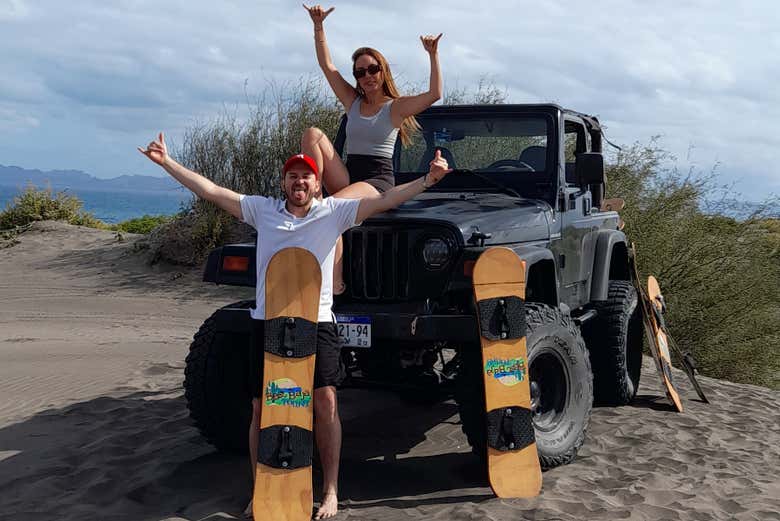 Vous voyagerez dans un véhicule 4x4