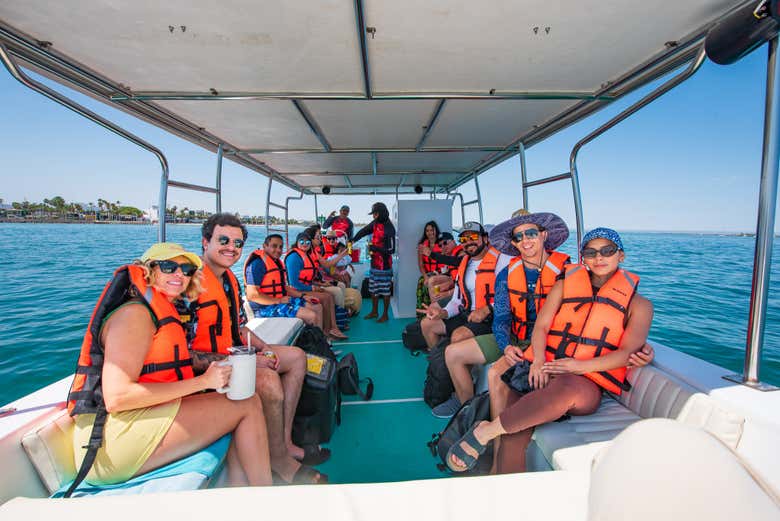 Enjoy the boat ride