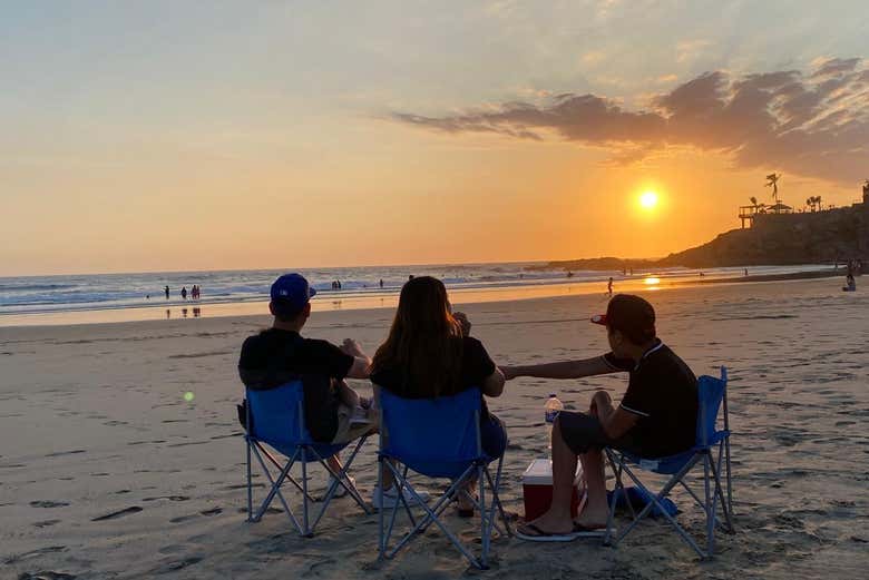 Coucher de soleil à Cerritos