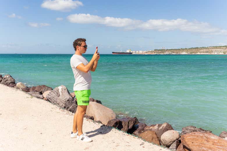 Enjoying the landscapes