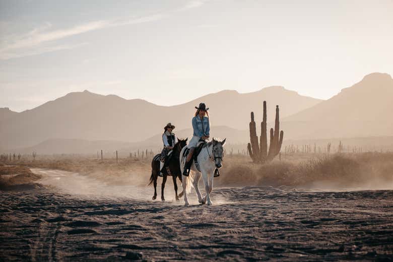 Ride across the desert of Baja California Sur