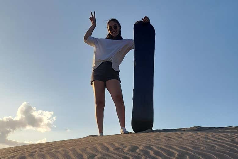 Sandboarding à El Mogote