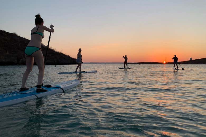 Prêt pour l'activité de paddle