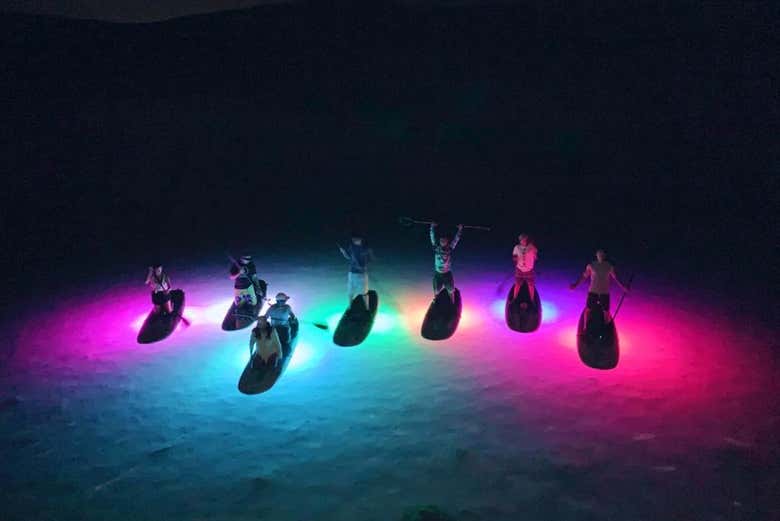 Pagayez dans la mer de Cortez