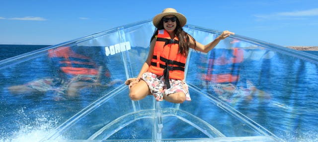 Paseo en barco transparente por La Paz