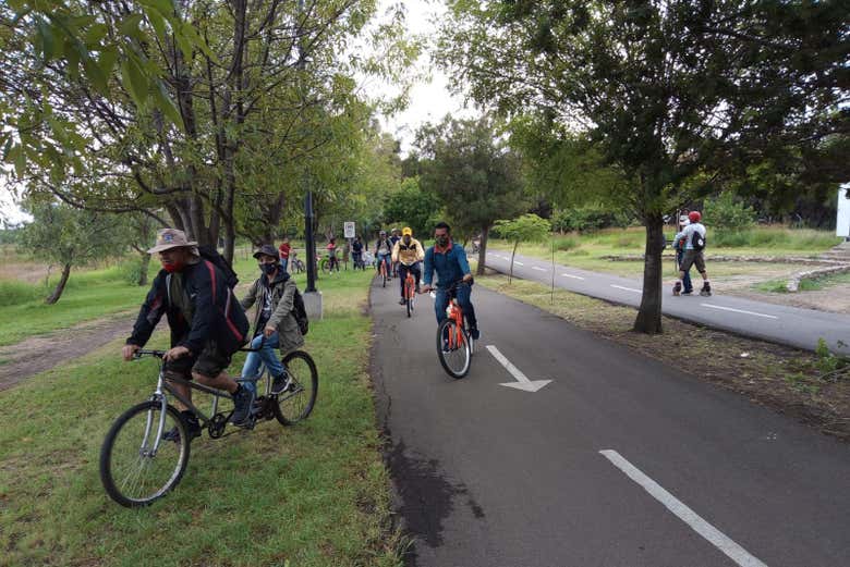 Un giro in bici