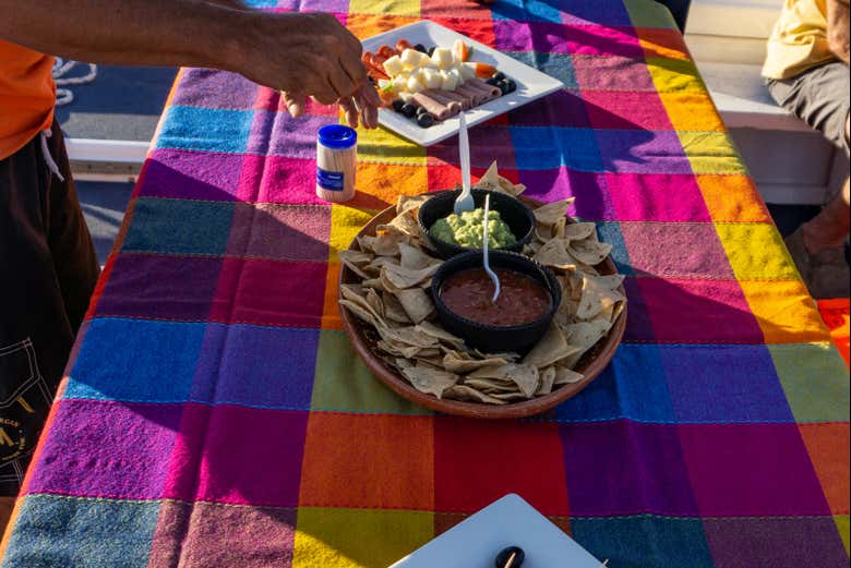 Comida incluída a bordo
