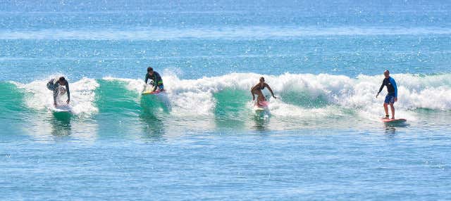 Curso de surfe em Los Cabos