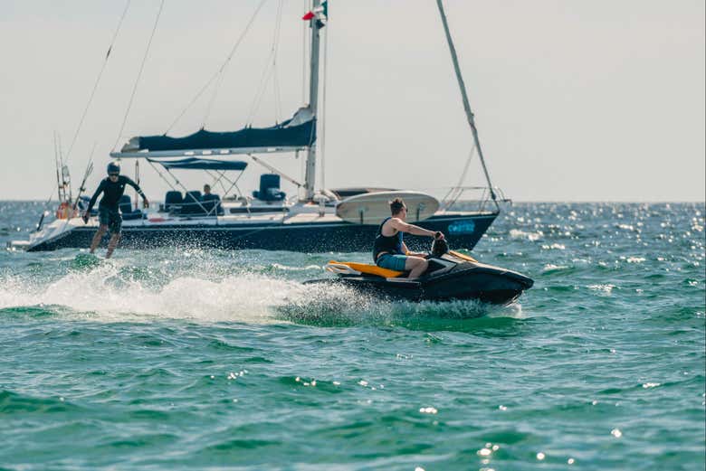 Jet skiing in Los Cabos