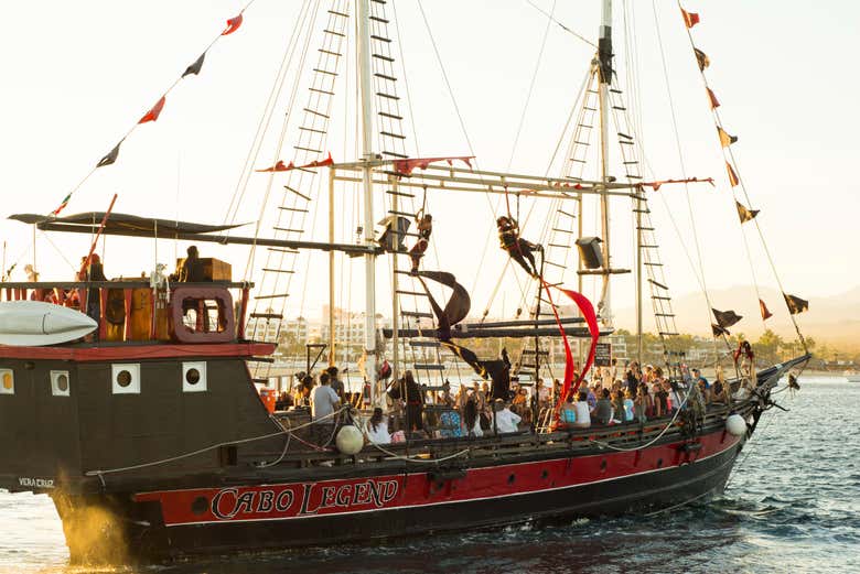 Barco pirata em que navegaremos