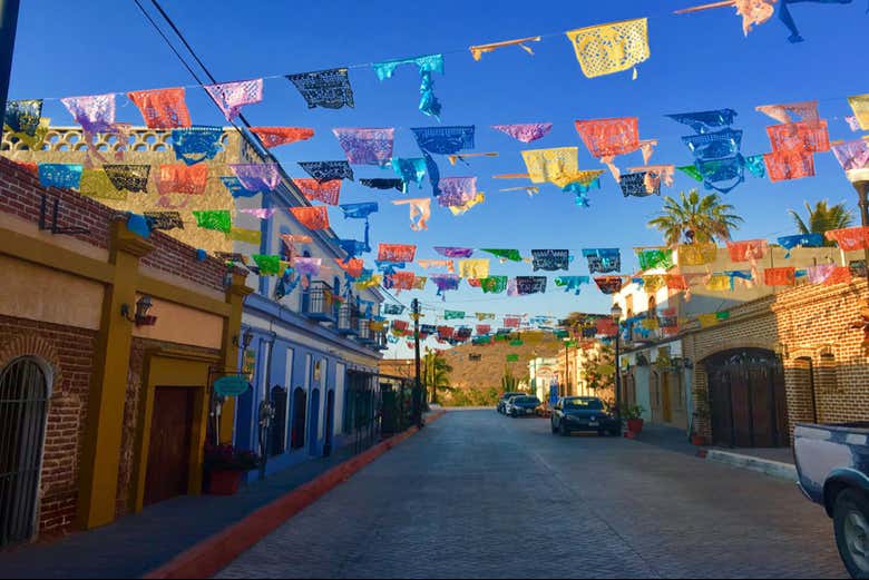 Calles del pueblo Todos Santos