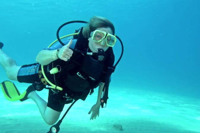 Bautismo de buceo en Los Cabos