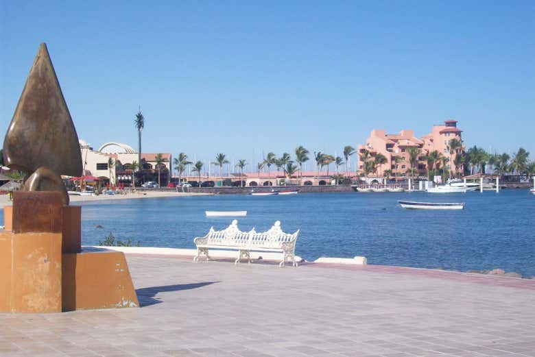 Vistas del malecón de La Paz