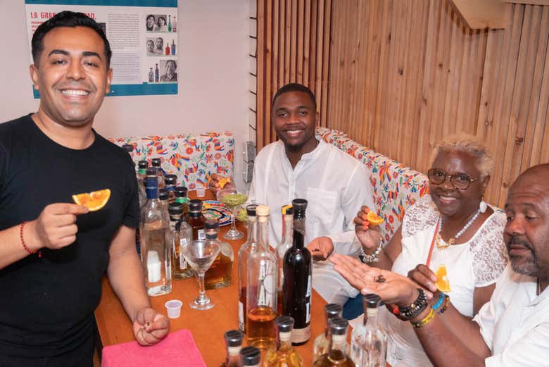 Listos para degustar los cócteles que hemos preparado